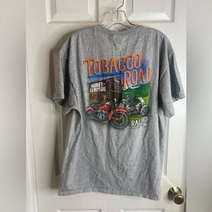 Harley-Davidson Tobacco Road Raleigh NC Men’s Pocket Graphic T-shirt X-Large